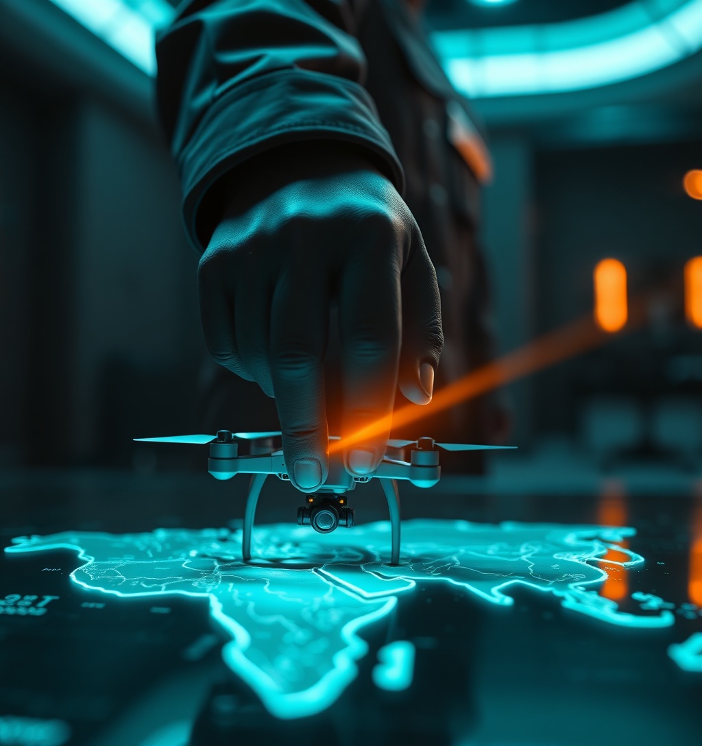 Illustrazione generata per il pezzo: L'IA rischia di "estromettere" il processo decisionale umano nell'industria della difesa