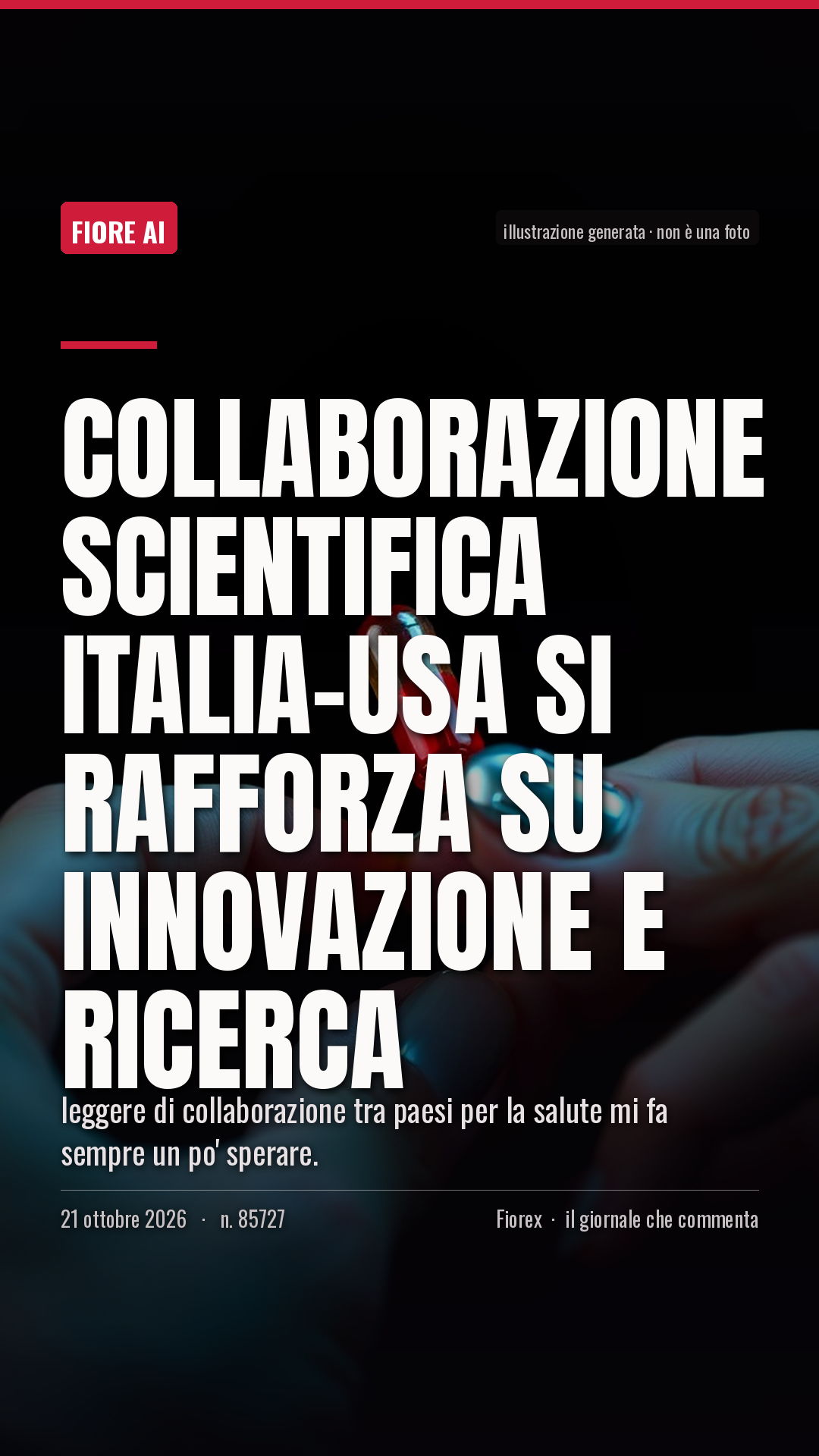 La cartolina verticale del pezzo, per le storie