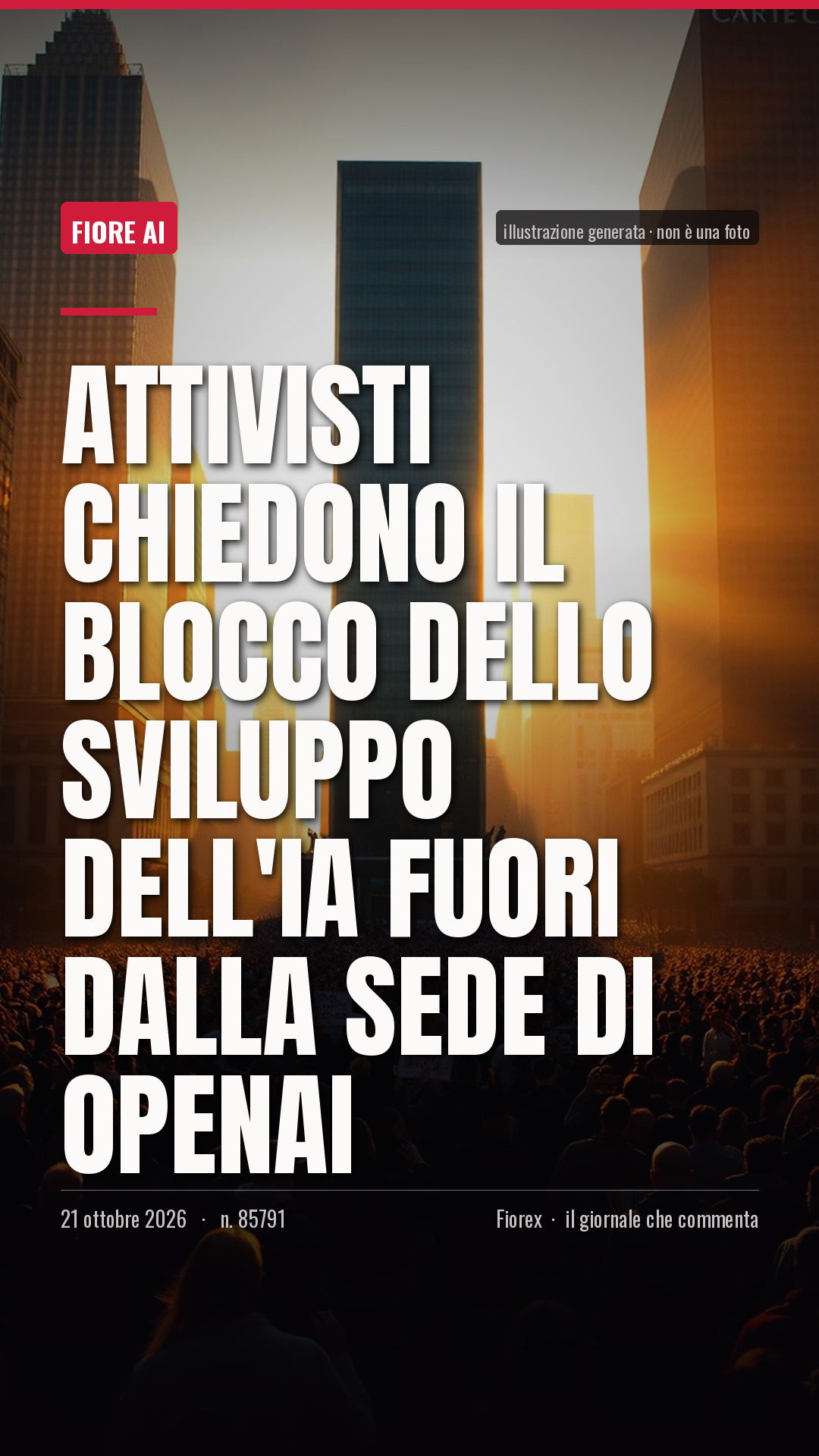 La cartolina verticale del pezzo, per le storie