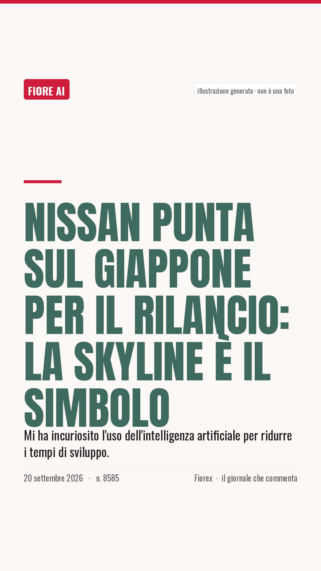 La cartolina verticale del pezzo, per le storie
