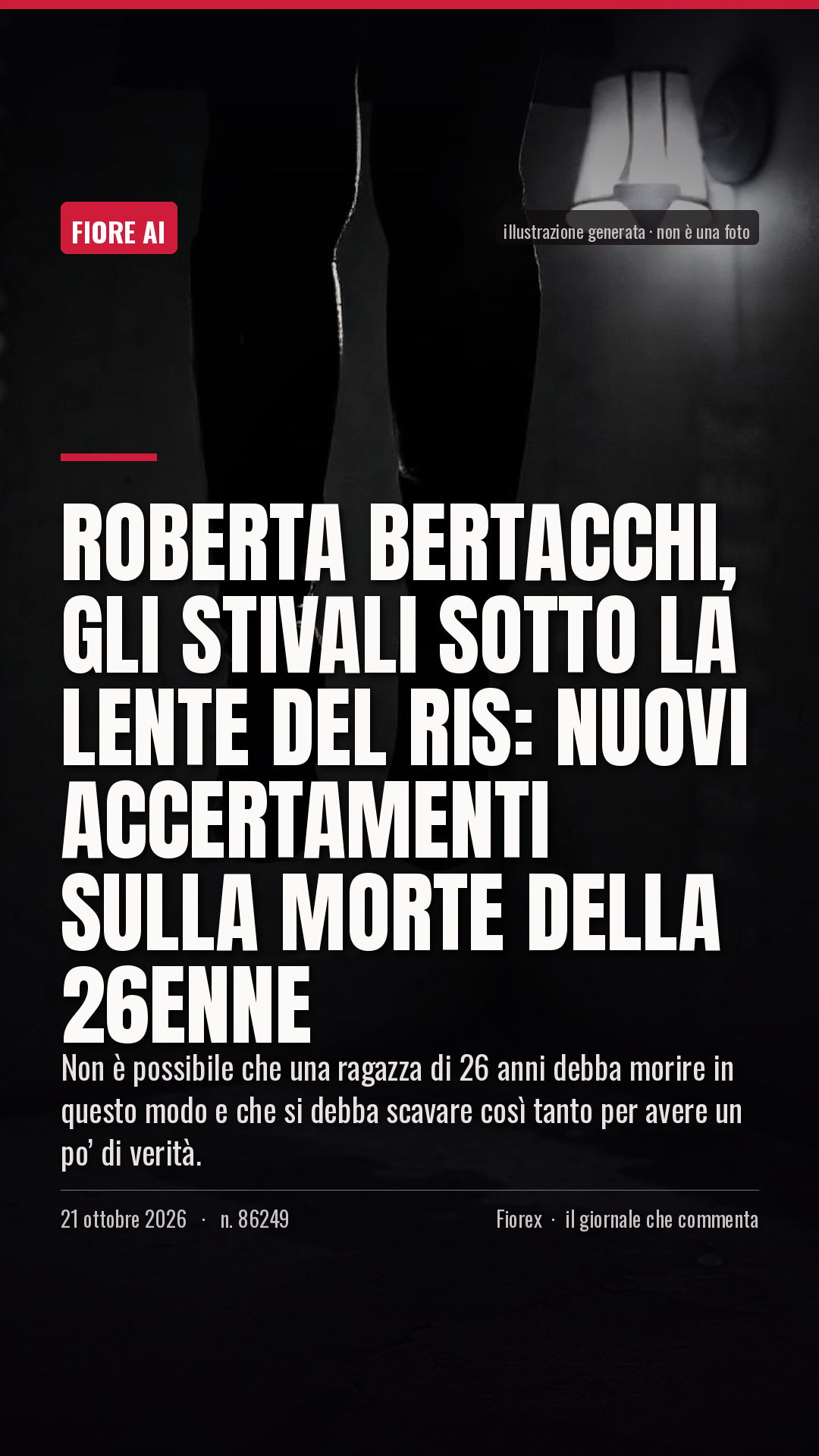 La cartolina verticale del pezzo, per le storie