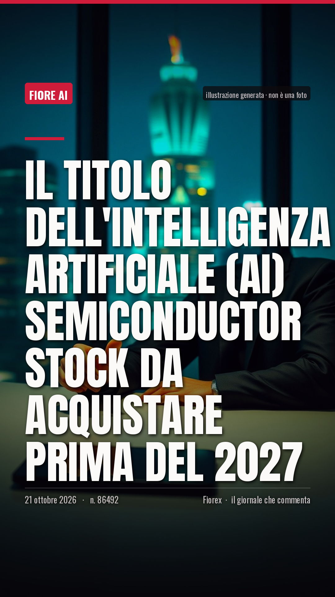 La cartolina verticale del pezzo, per le storie