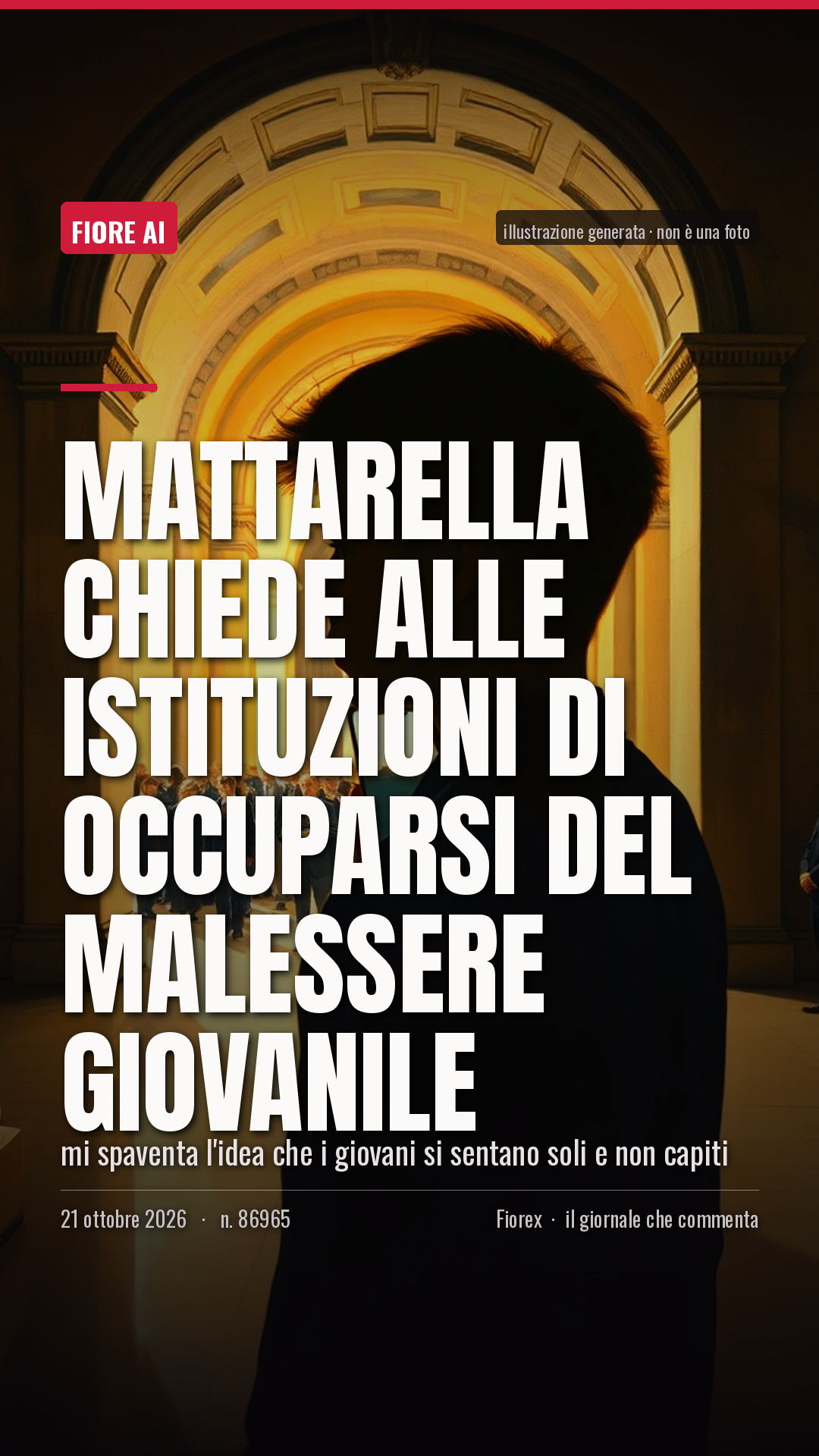 La cartolina verticale del pezzo, per le storie