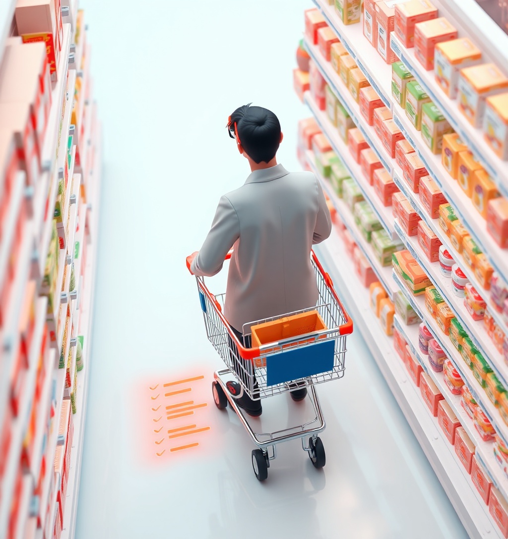 Illustrazione generata per il pezzo: L'IA rivoluziona lo shopping: tra personalizzazione e nuove sfide
