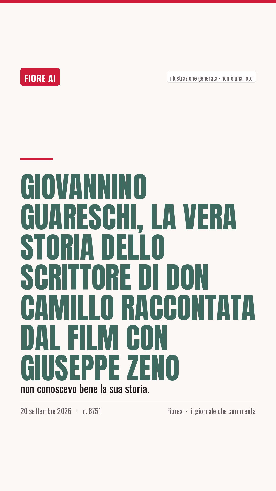 La cartolina verticale del pezzo, per le storie
