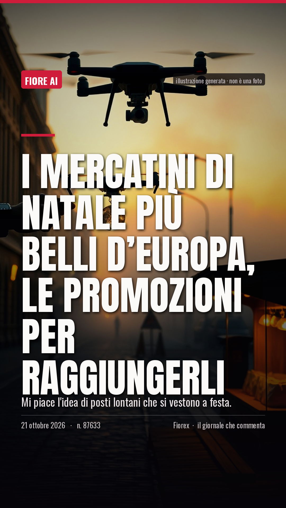 La cartolina verticale del pezzo, per le storie