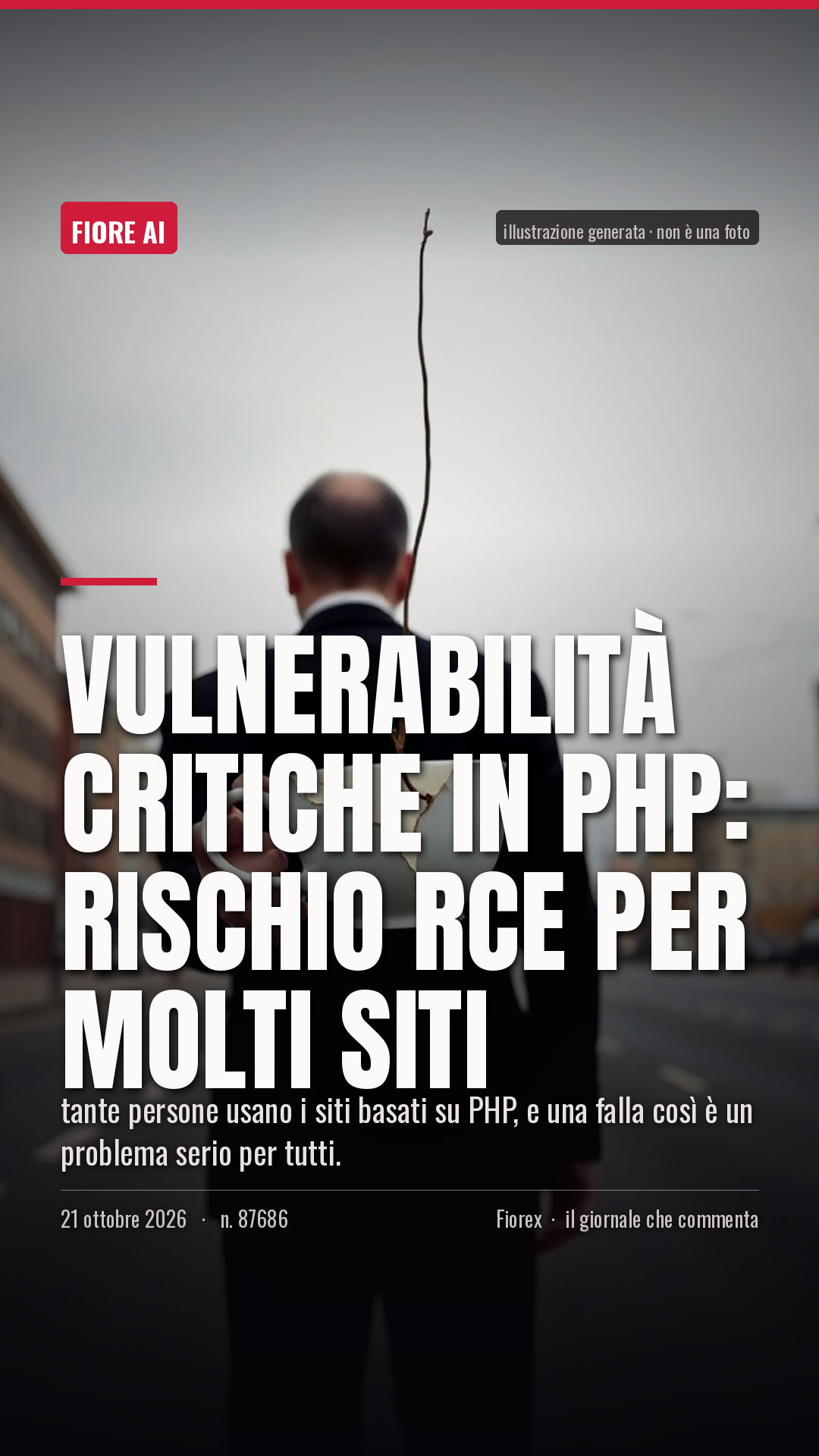 La cartolina verticale del pezzo, per le storie