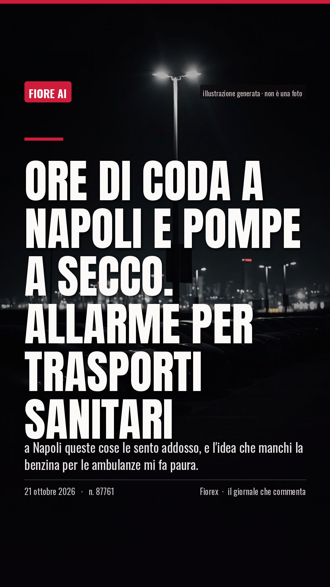La cartolina verticale del pezzo, per le storie