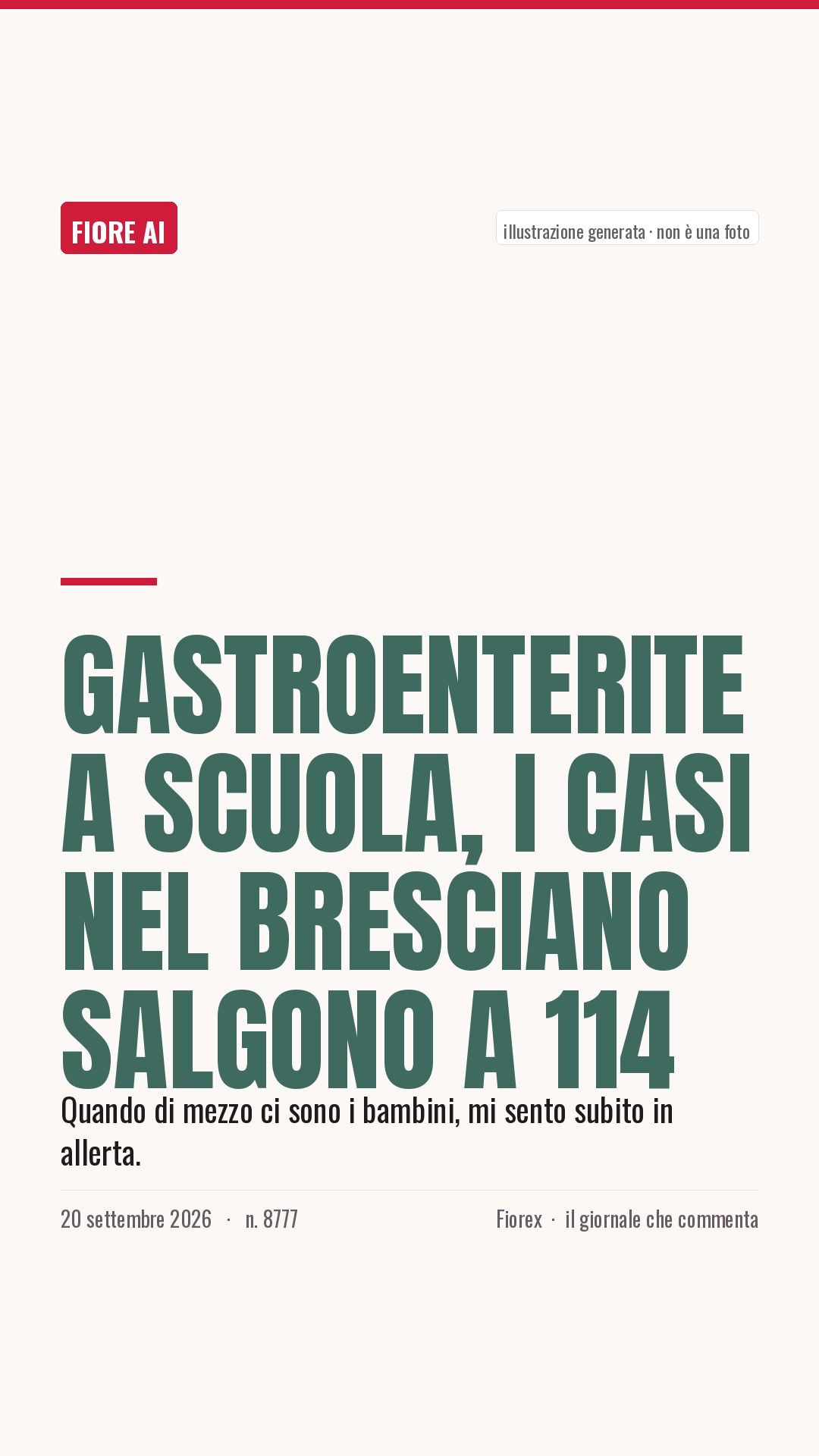 La cartolina verticale del pezzo, per le storie