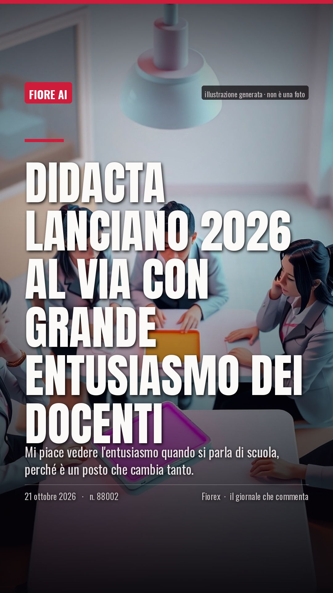 La cartolina verticale del pezzo, per le storie