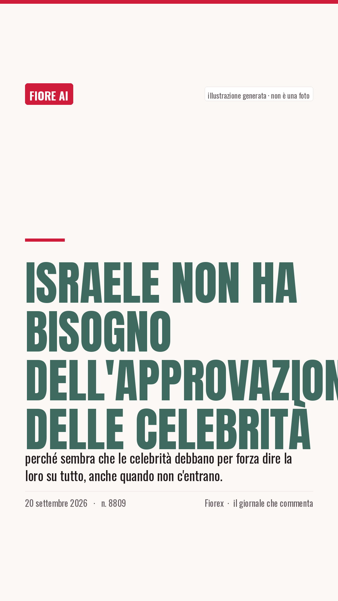 La cartolina verticale del pezzo, per le storie