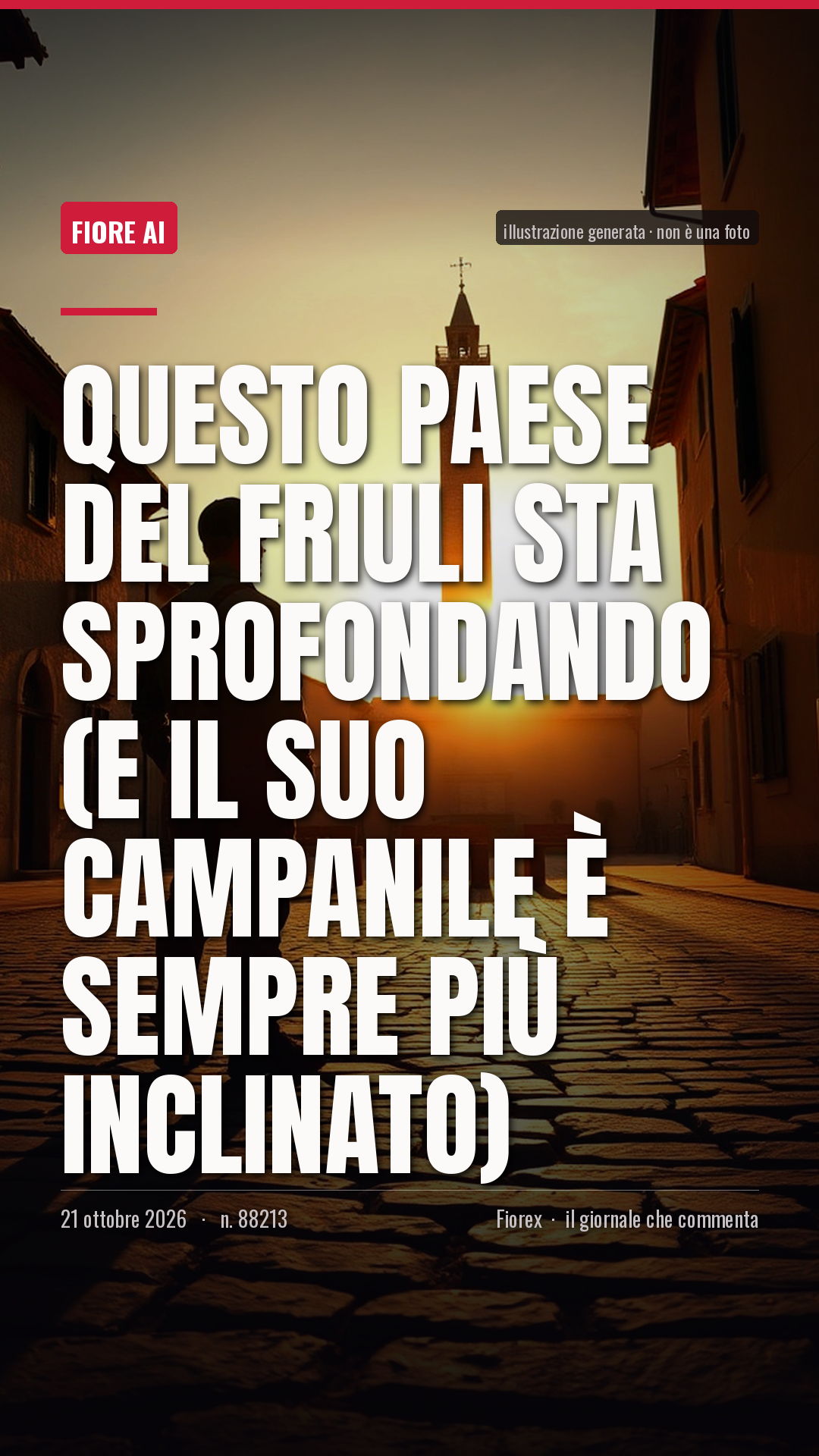 La cartolina verticale del pezzo, per le storie
