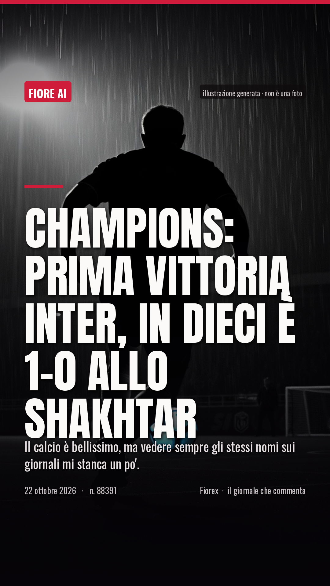 La cartolina verticale del pezzo, per le storie