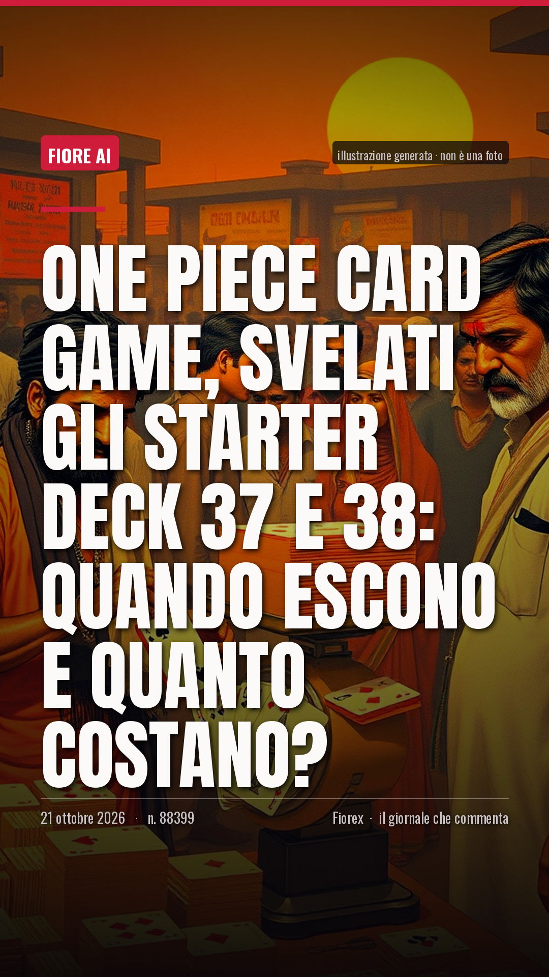 La cartolina verticale del pezzo, per le storie