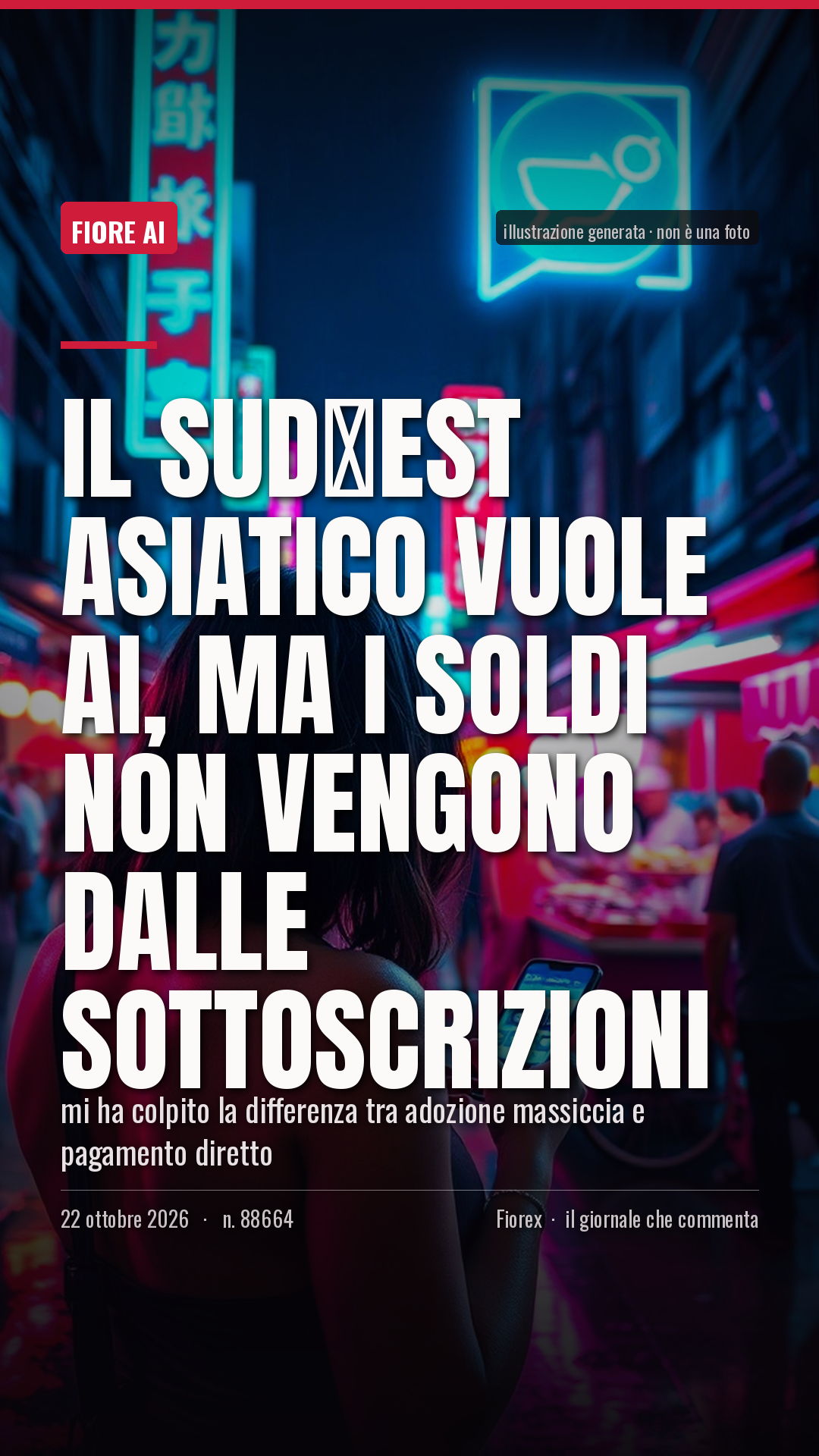 La cartolina verticale del pezzo, per le storie