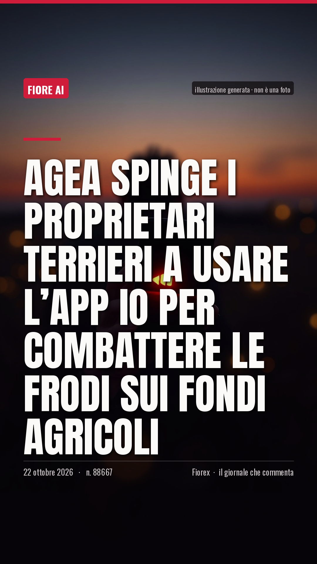 La cartolina verticale del pezzo, per le storie