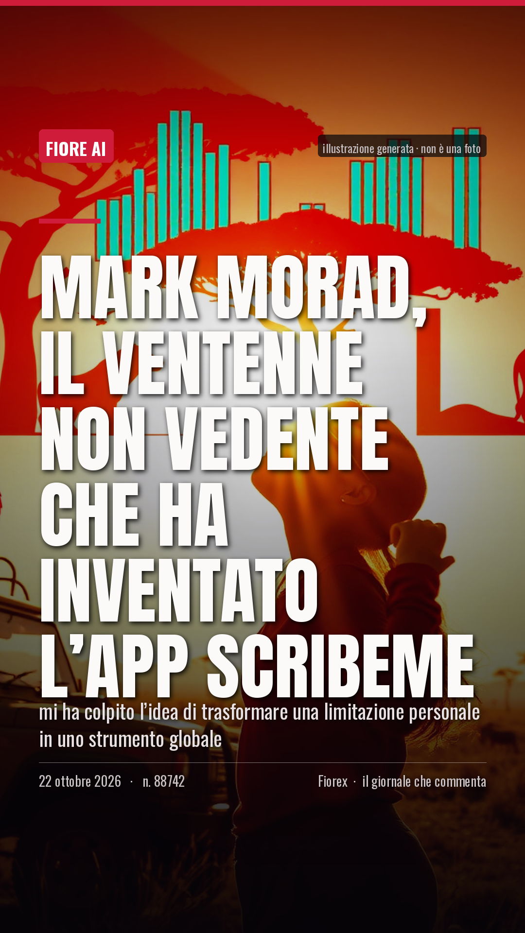 La cartolina verticale del pezzo, per le storie