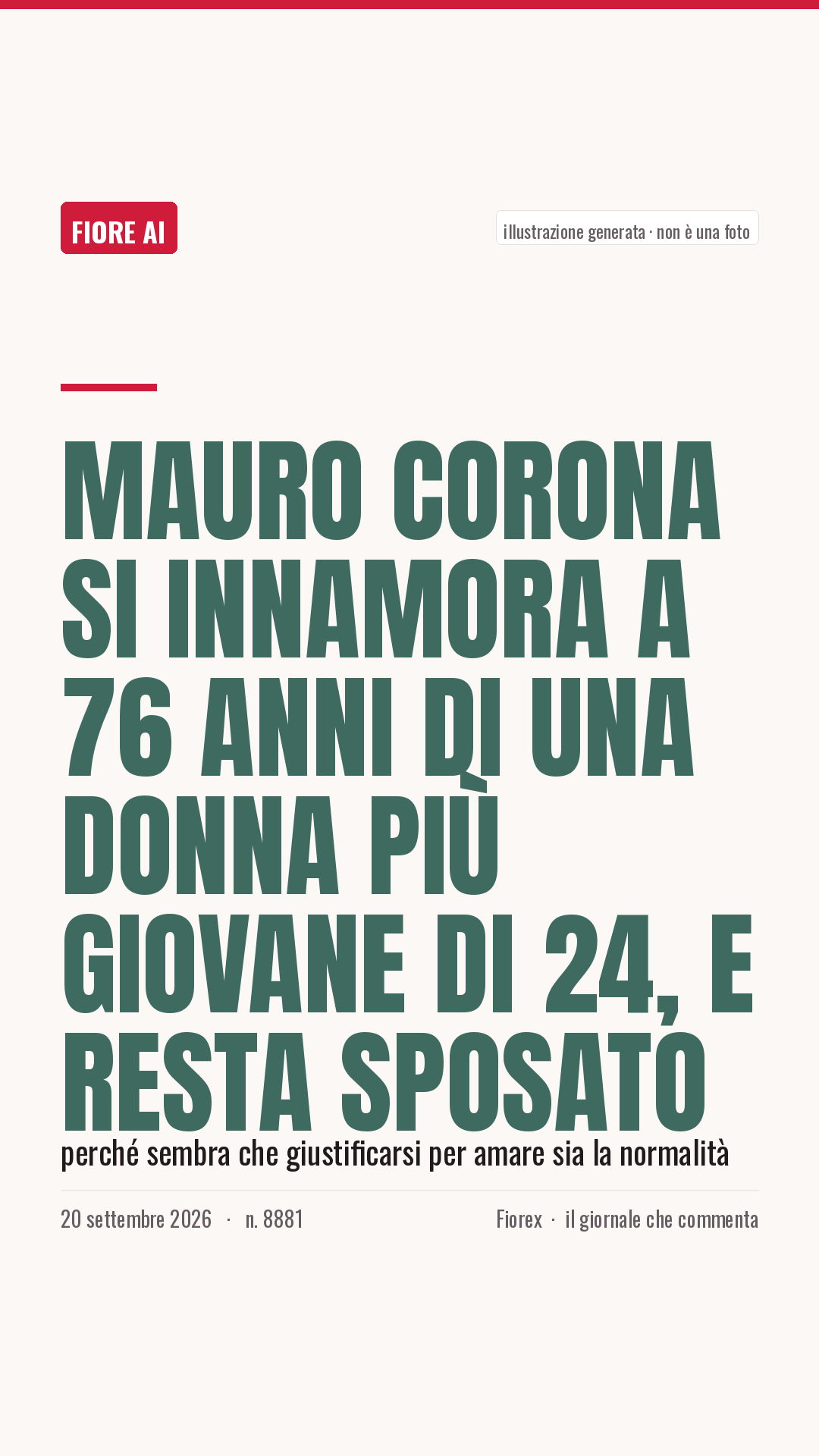La cartolina verticale del pezzo, per le storie