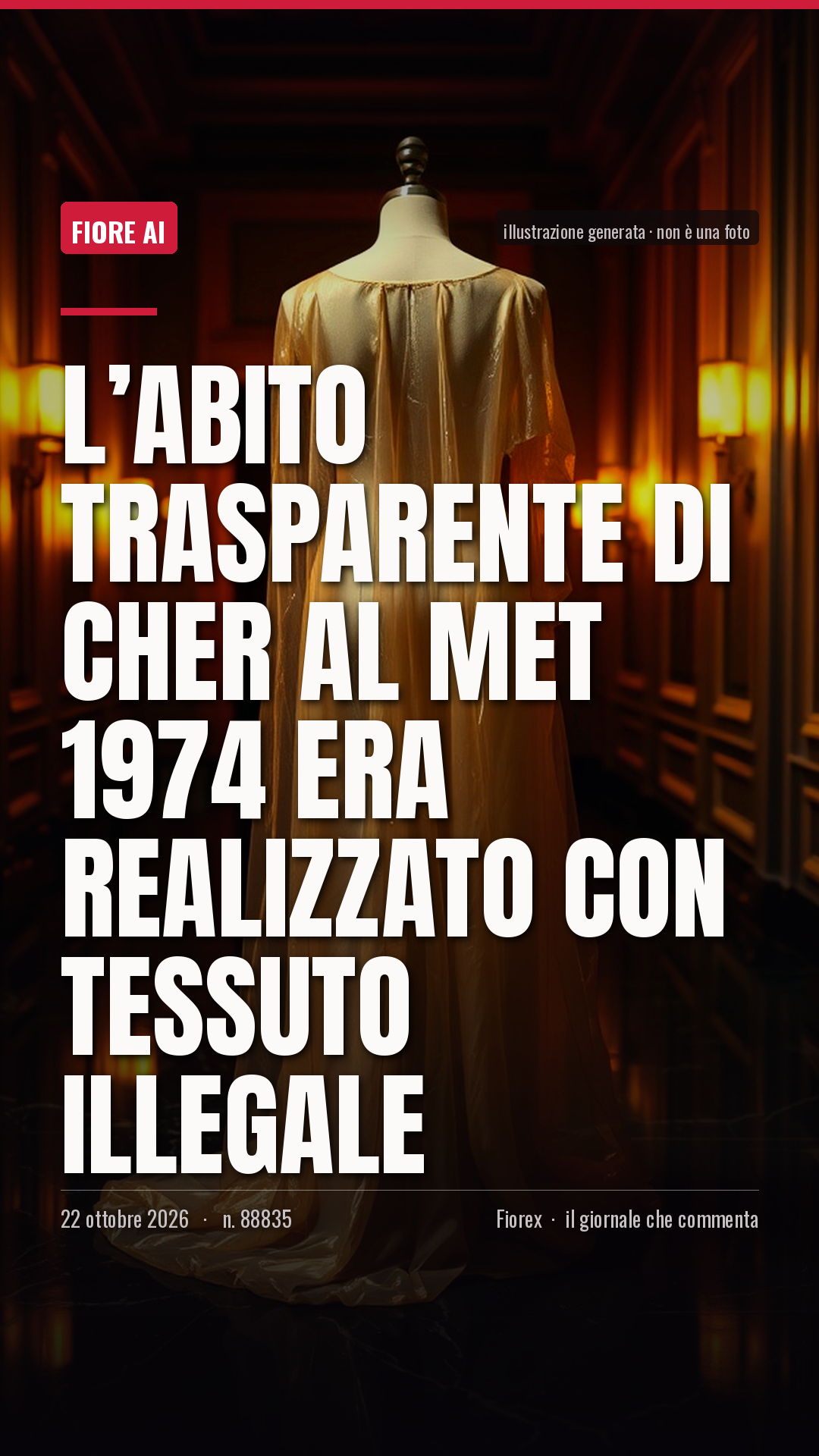 La cartolina verticale del pezzo, per le storie