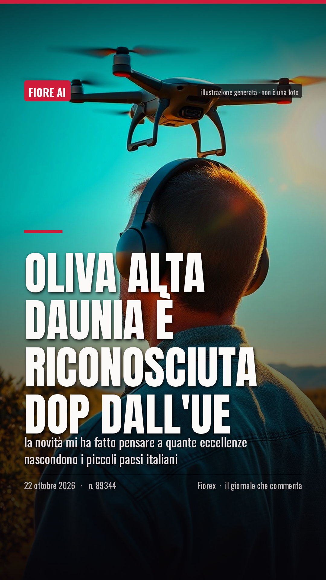 La cartolina verticale del pezzo, per le storie