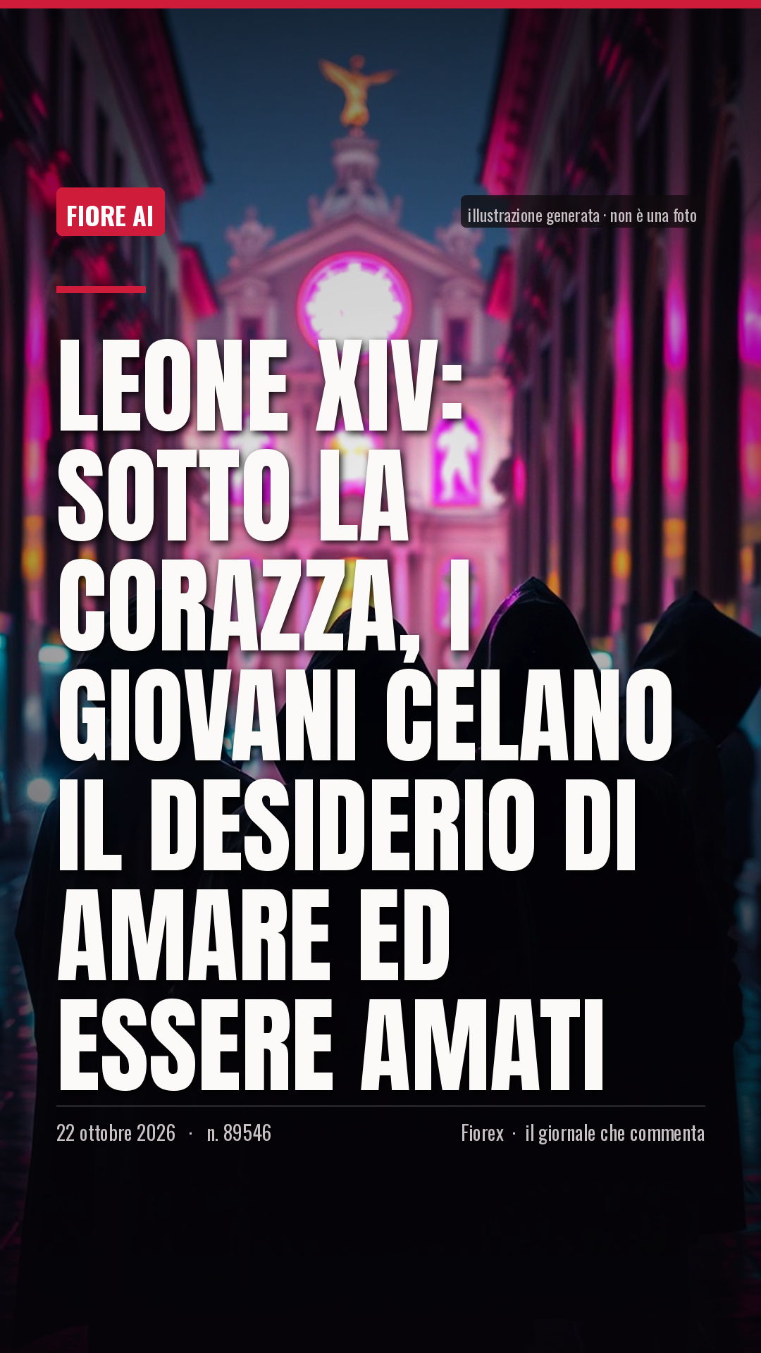 La cartolina verticale del pezzo, per le storie