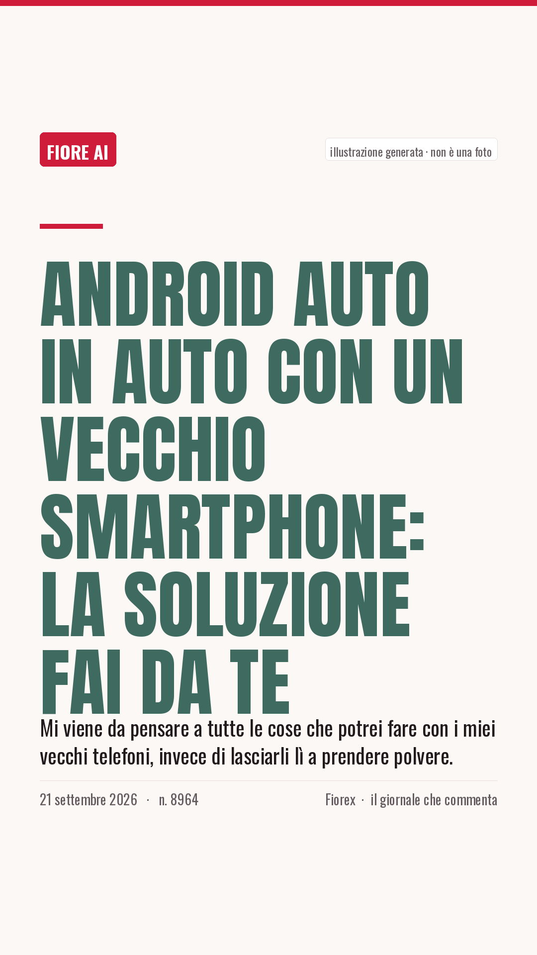 La cartolina verticale del pezzo, per le storie