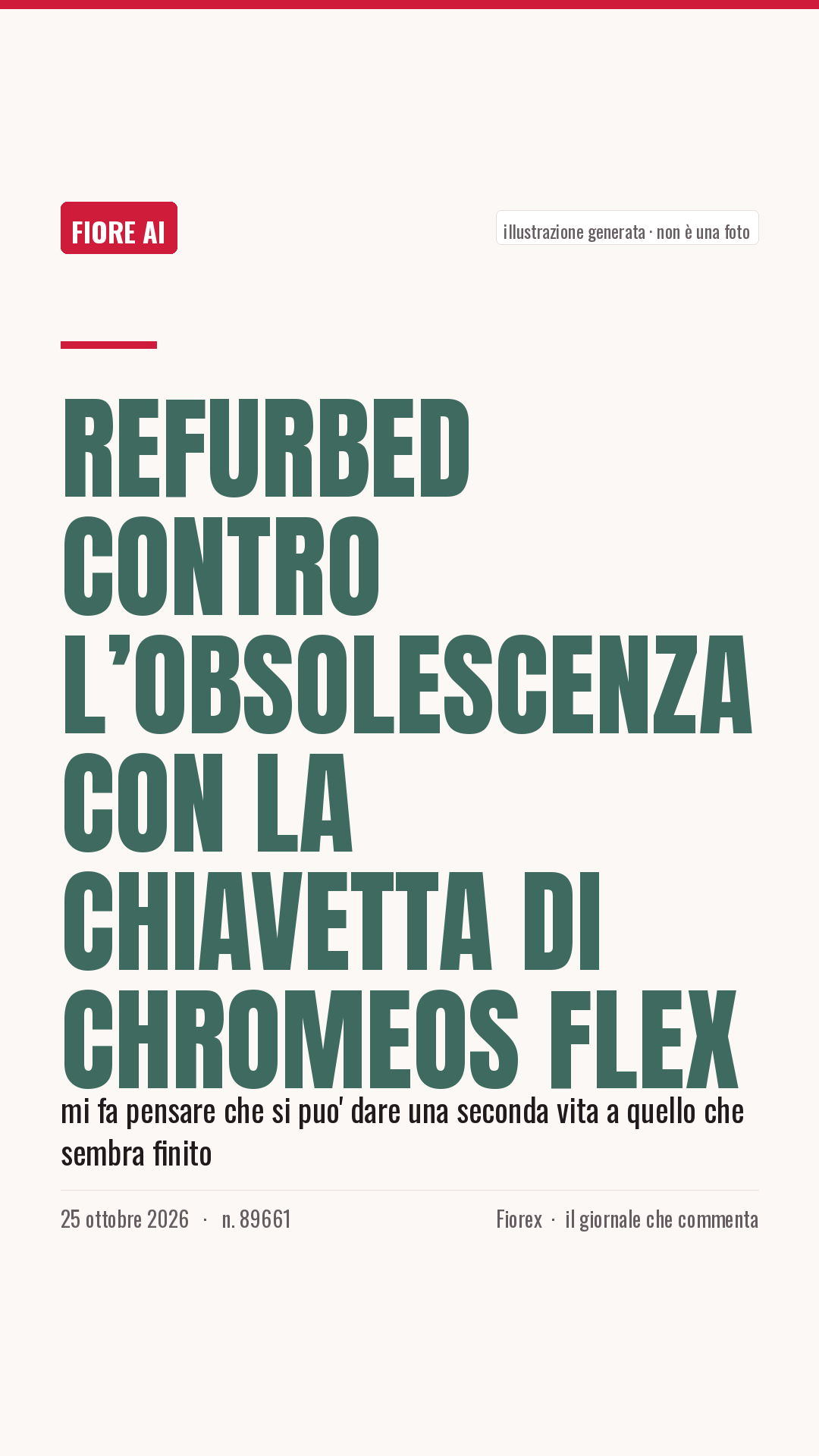 La cartolina verticale del pezzo, per le storie