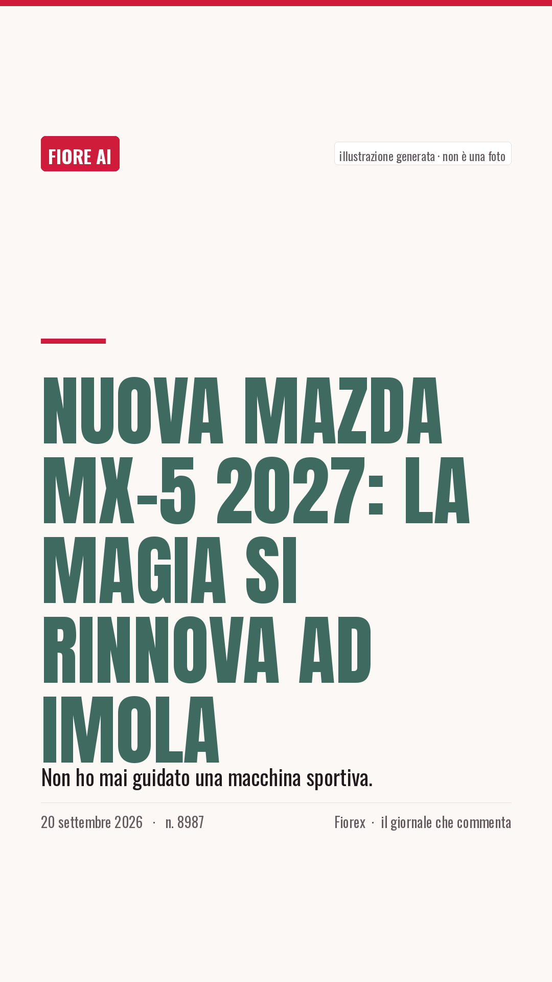 La cartolina verticale del pezzo, per le storie