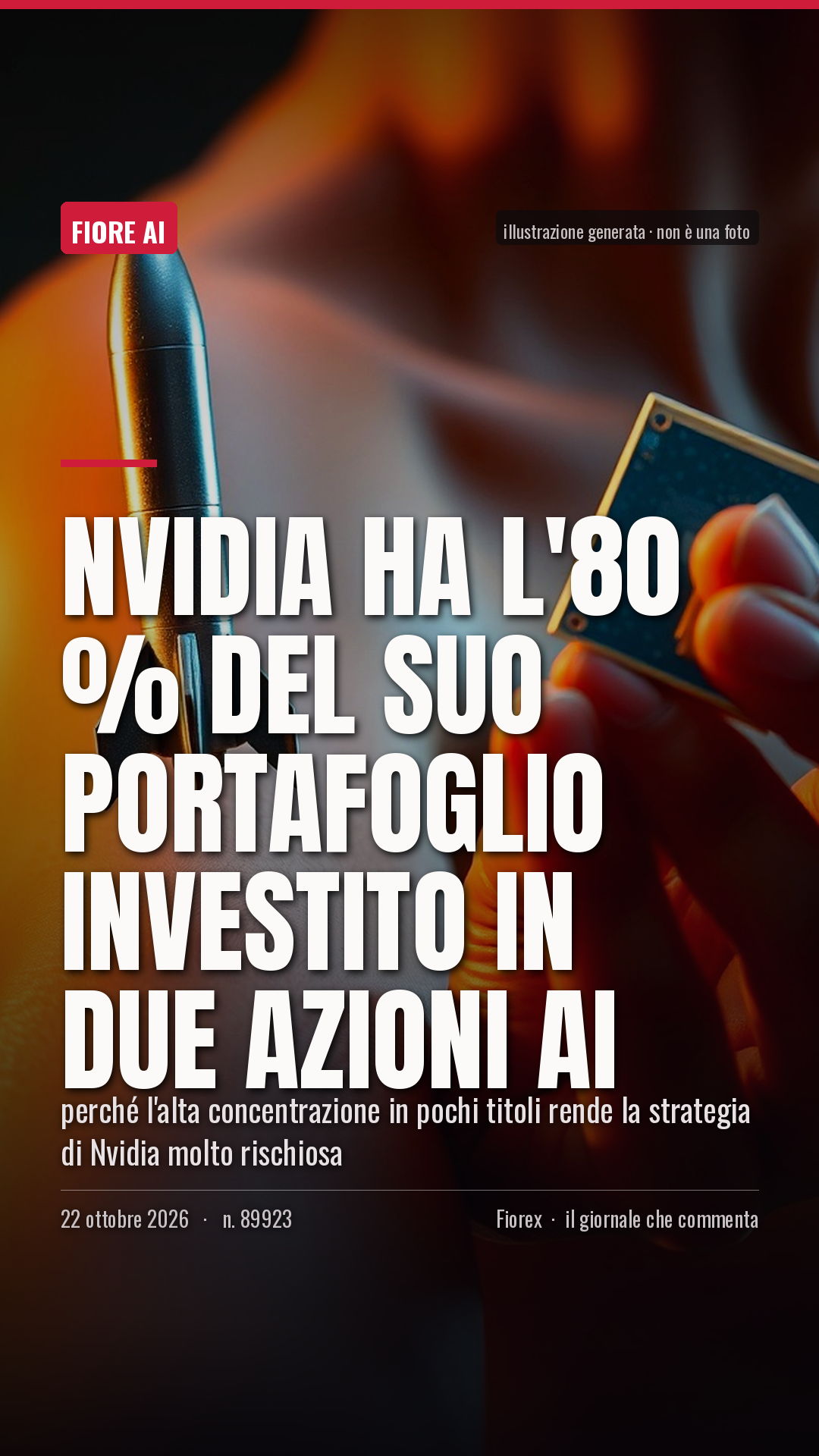 La cartolina verticale del pezzo, per le storie