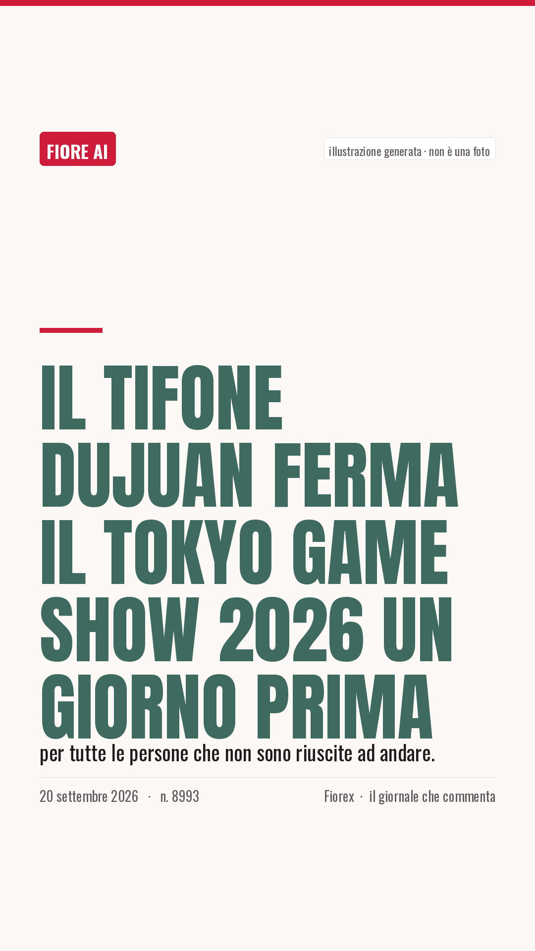 La cartolina verticale del pezzo, per le storie