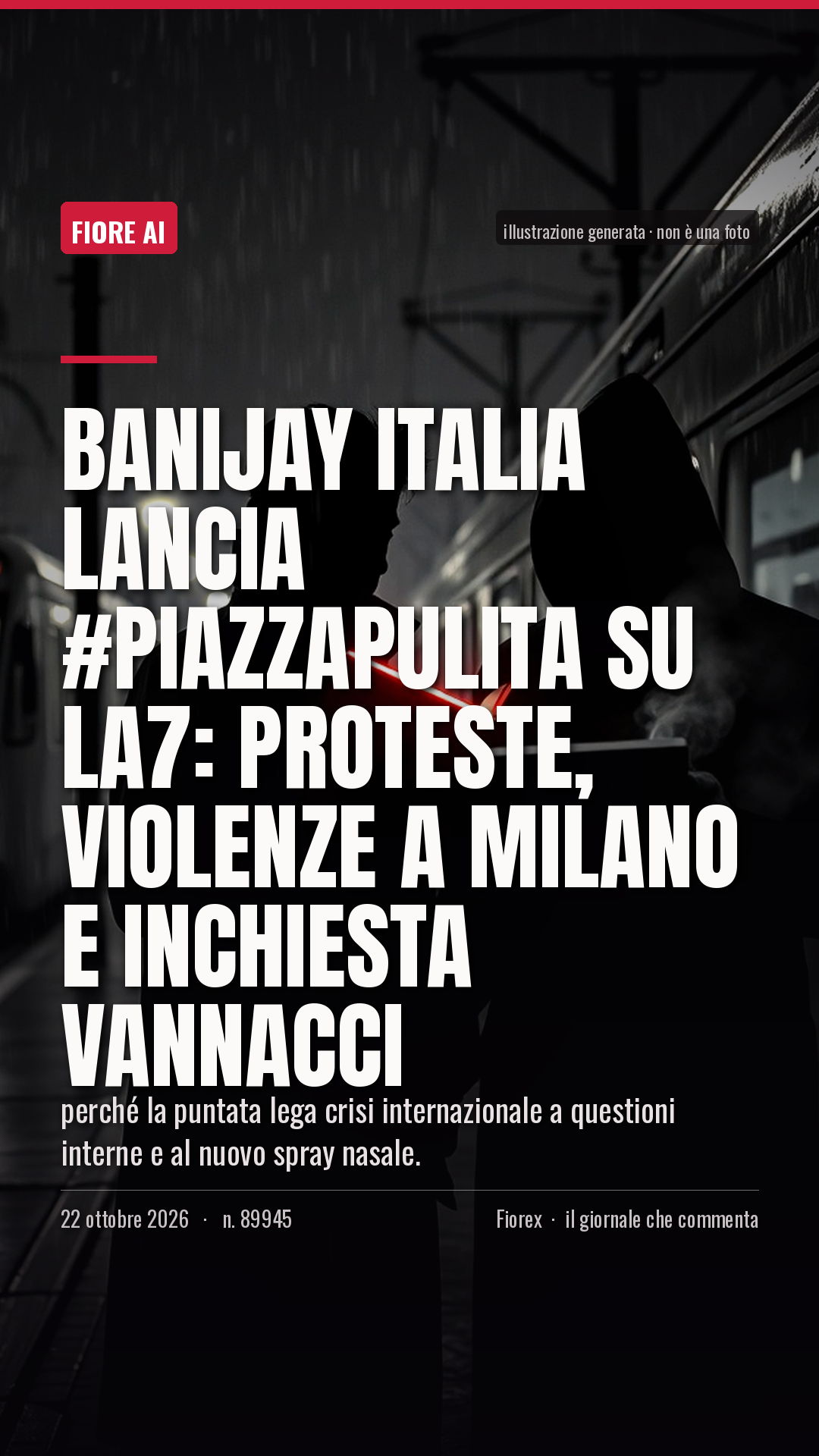 La cartolina verticale del pezzo, per le storie