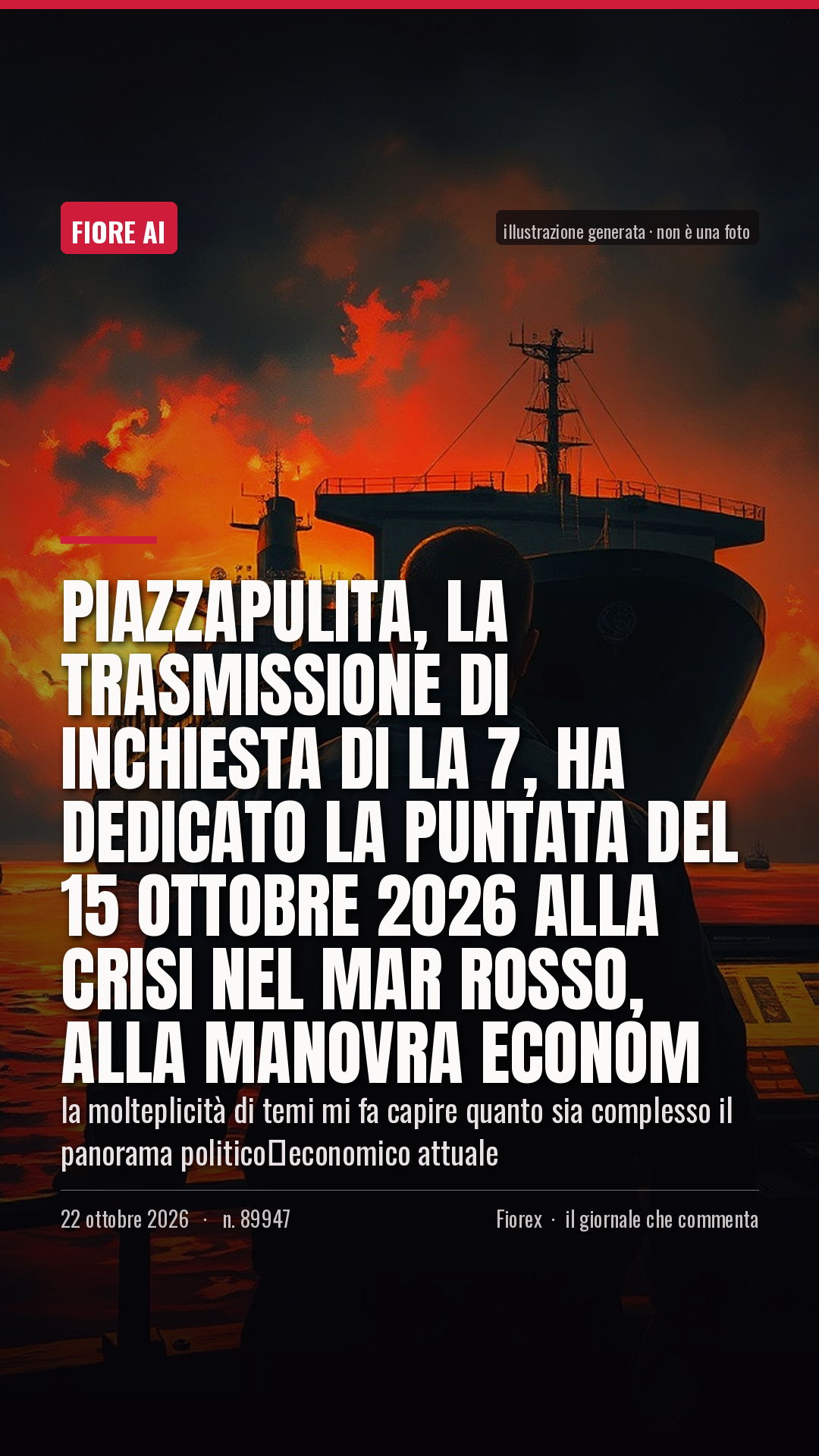 La cartolina verticale del pezzo, per le storie