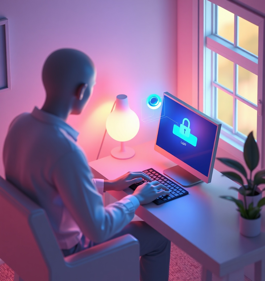 Illustrazione generata per il pezzo: 1Password permette agli agenti IA di accedere ai tuoi account senza vedere le password