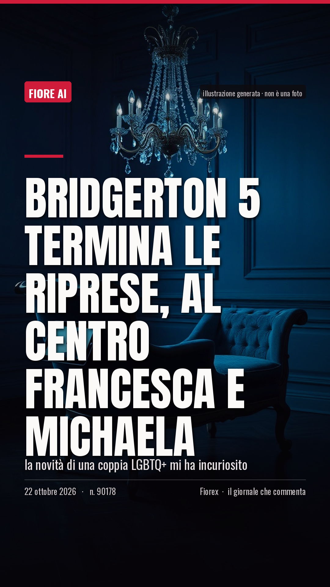 La cartolina verticale del pezzo, per le storie