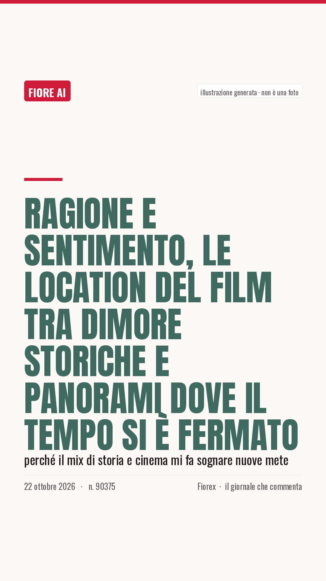 La cartolina verticale del pezzo, per le storie