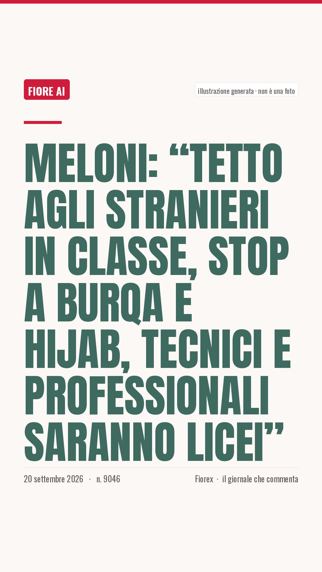 La cartolina verticale del pezzo, per le storie