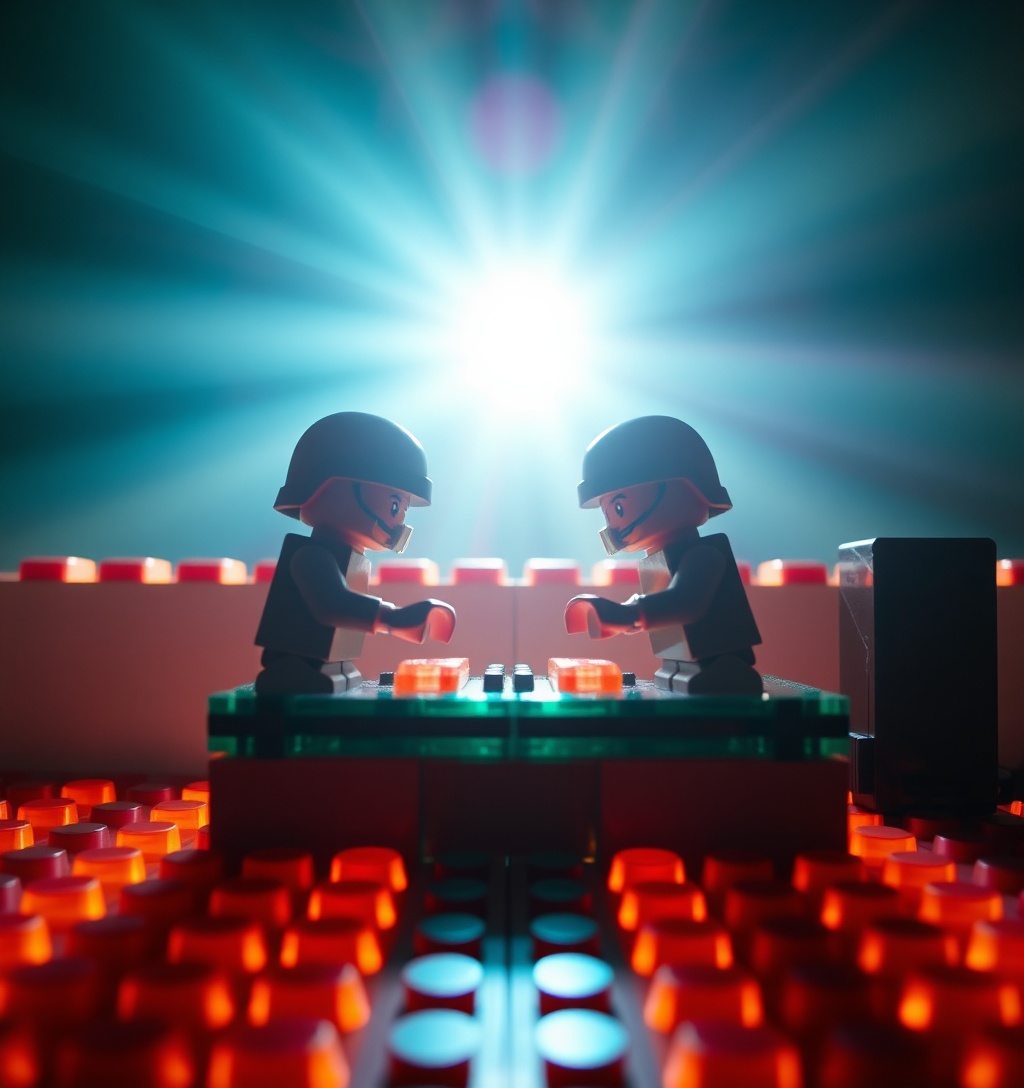 Illustrazione generata per il pezzo: LEGO Daft Punk: annuncio ufficiale con trailer