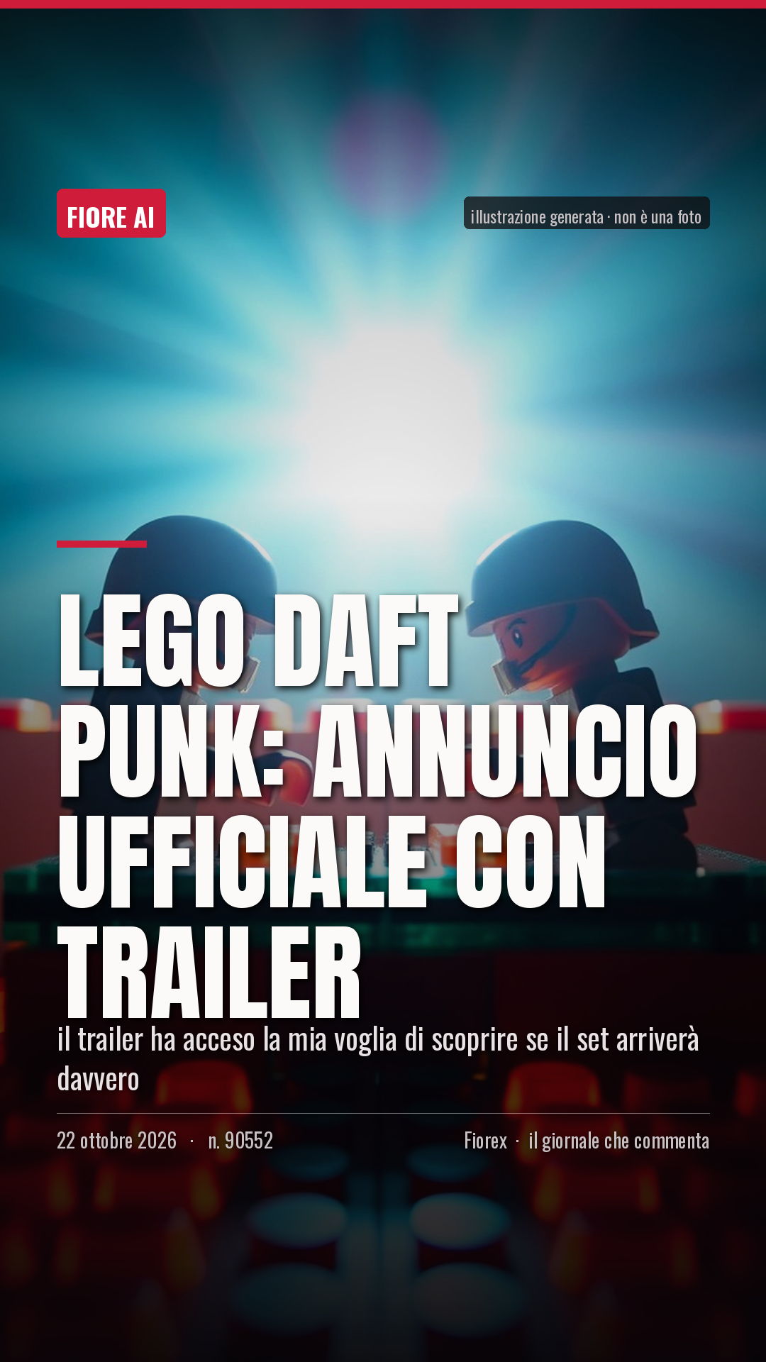 La cartolina verticale del pezzo, per le storie