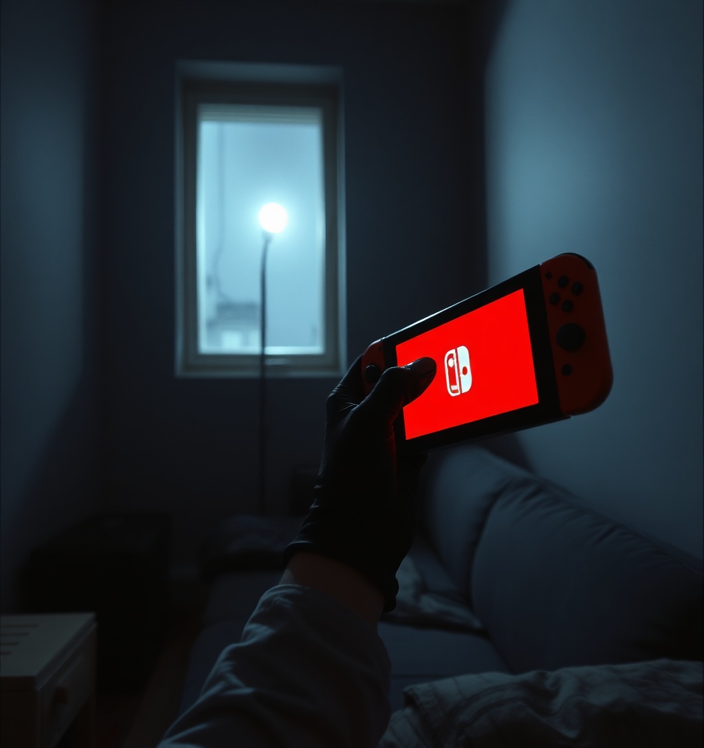 Illustrazione generata per il pezzo: Qualcuno ha hackerato la Switch 2 usando un vecchio gioco e IA