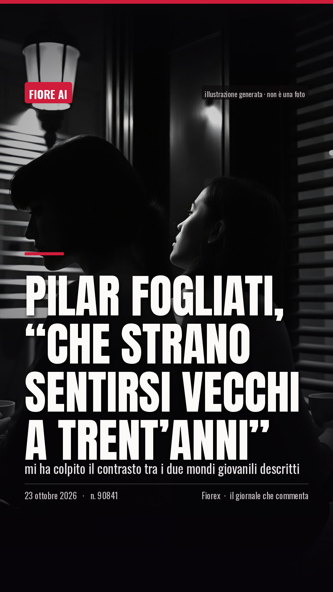 La cartolina verticale del pezzo, per le storie