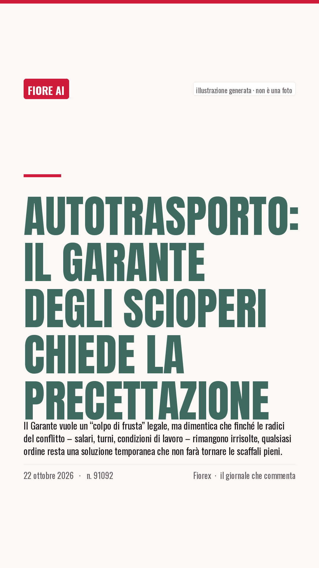 La cartolina verticale del pezzo, per le storie