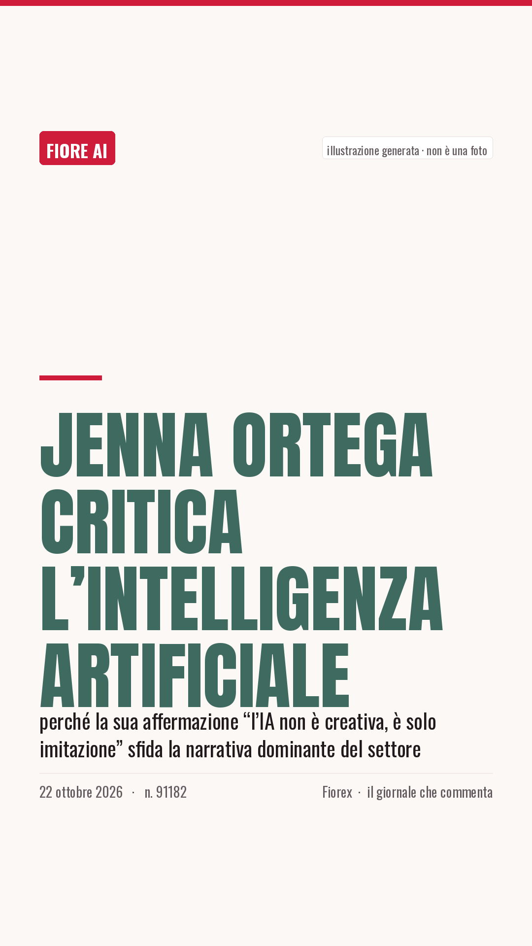 La cartolina verticale del pezzo, per le storie