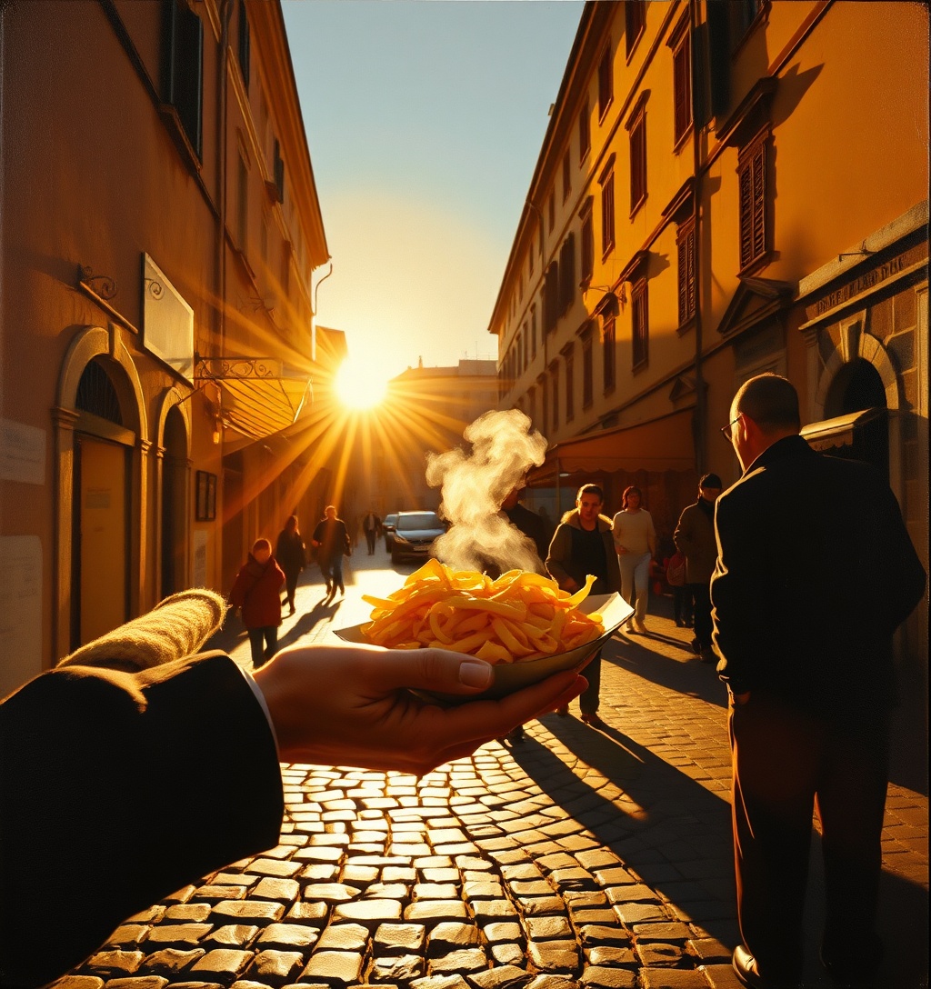 Illustrazione generata per il pezzo: Per 9 italiani su 10 senza pasta mancherebbero cultura e identità gastronomica