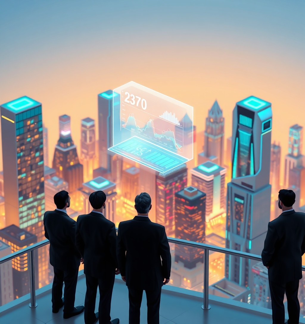 Illustrazione generata per il pezzo: Il boom dei data center AI in Asia sotto pressione dei mercati