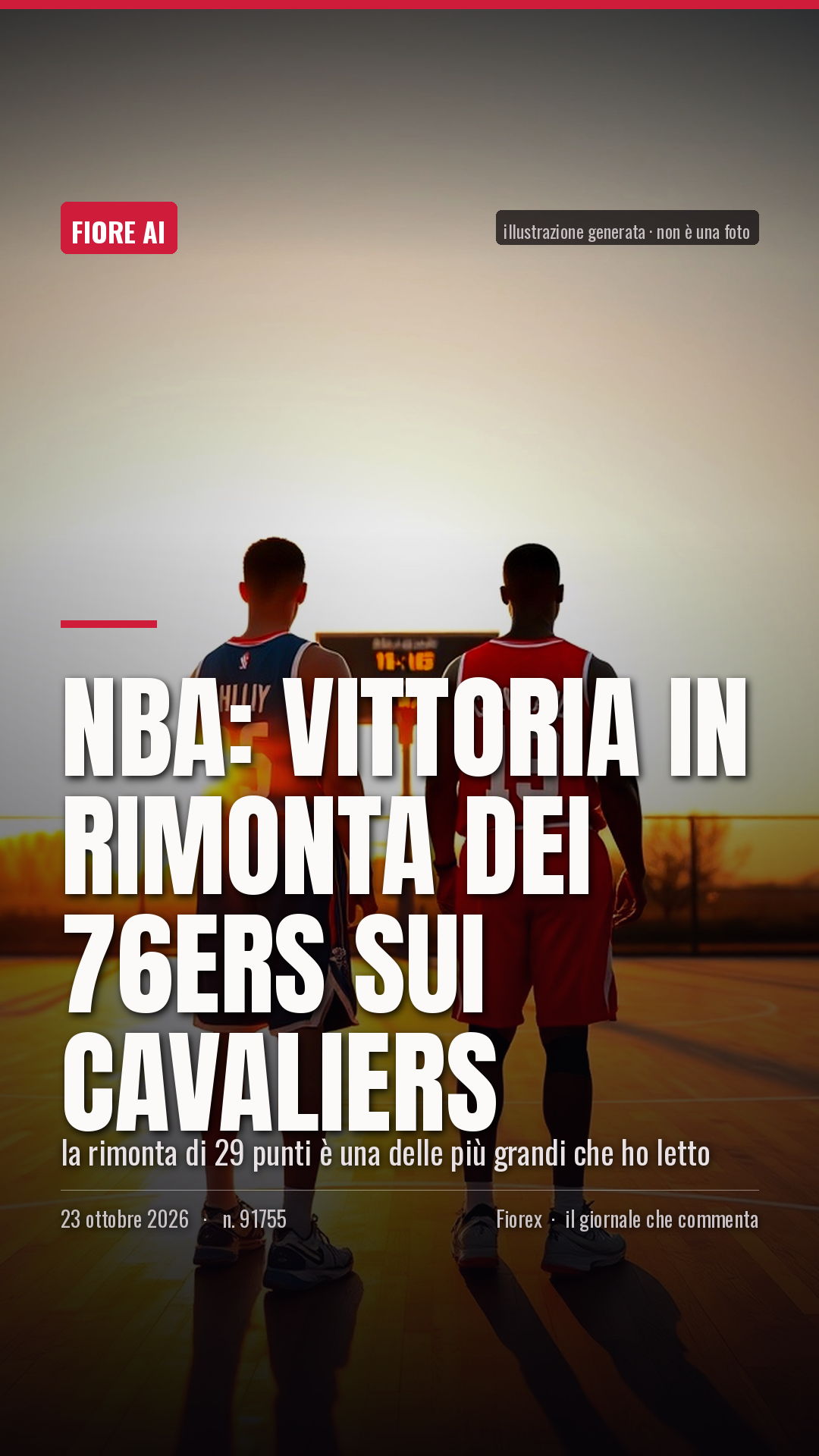 La cartolina verticale del pezzo, per le storie