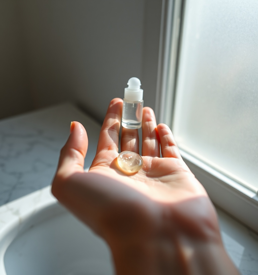 Illustrazione generata per il pezzo: Effetto “otto ore di sonno”: il segreto della bloom skin