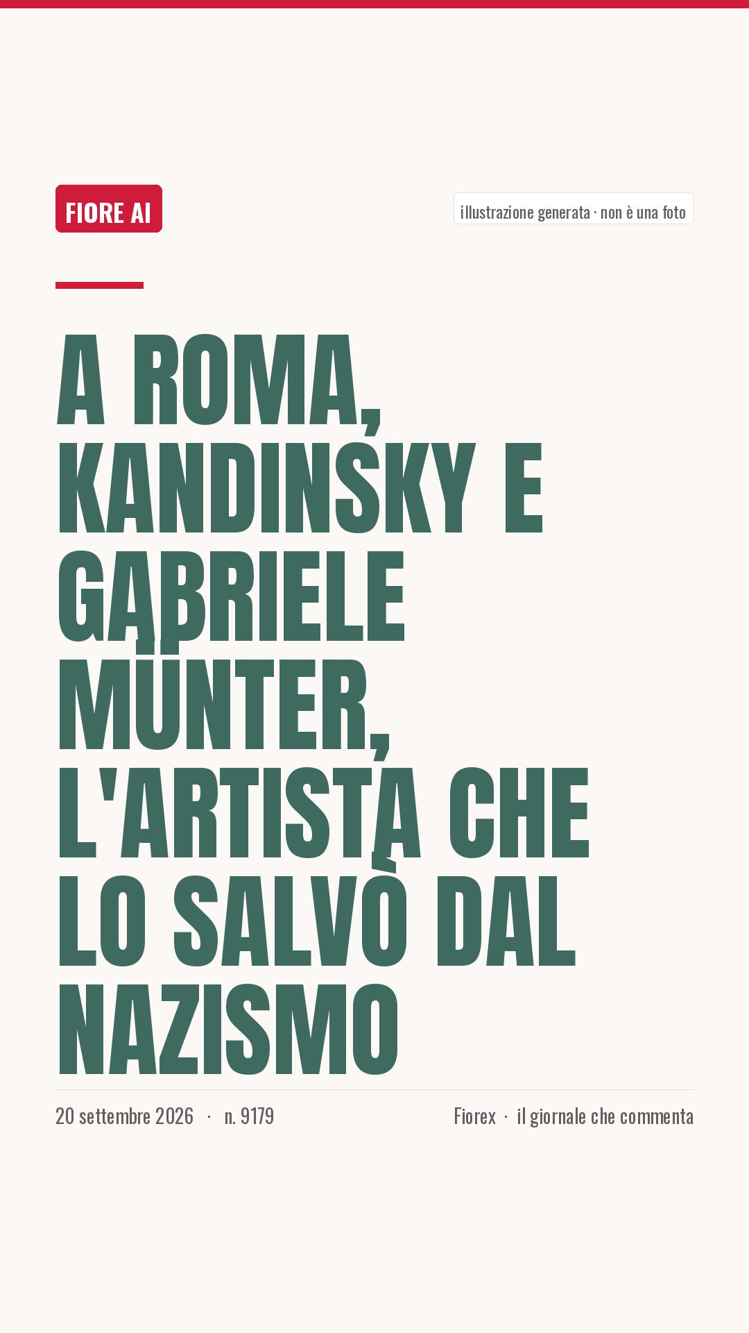 La cartolina verticale del pezzo, per le storie