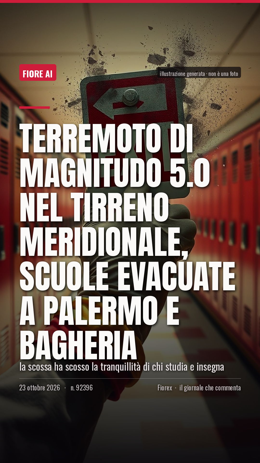 La cartolina verticale del pezzo, per le storie
