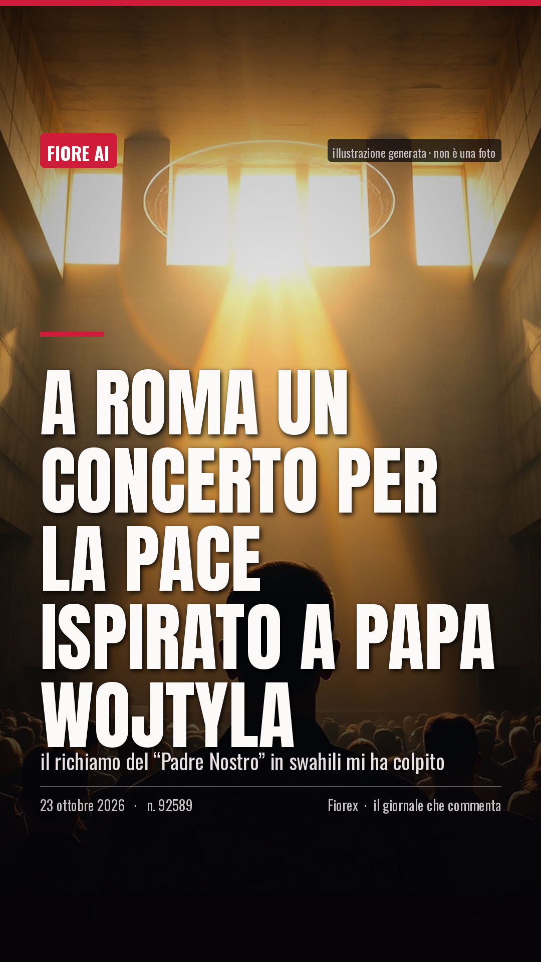 La cartolina verticale del pezzo, per le storie