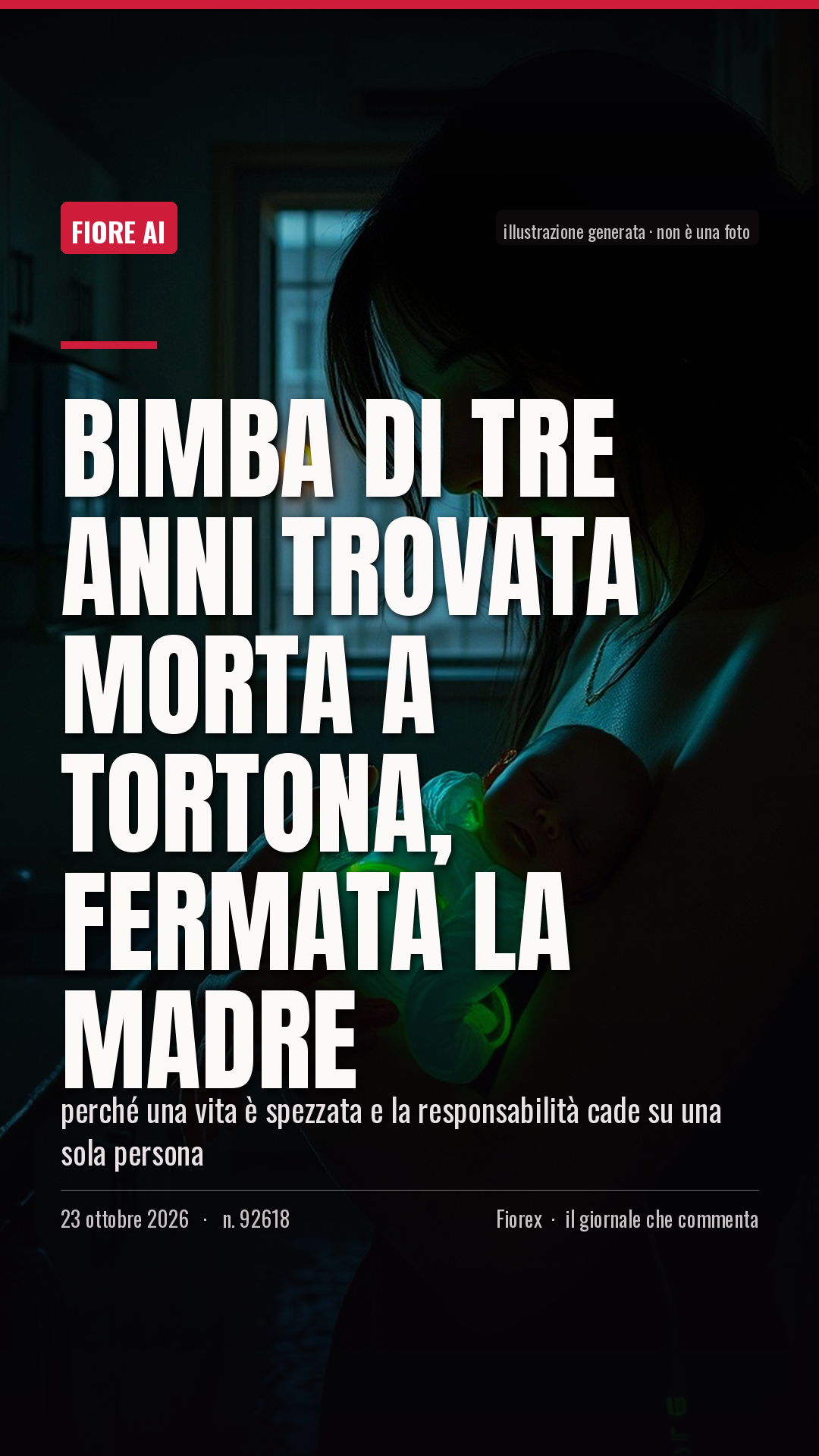 La cartolina verticale del pezzo, per le storie